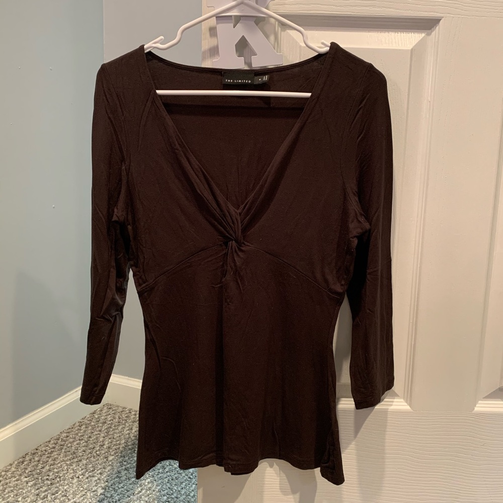 The Limited 3/4 Sleeve V-Neck